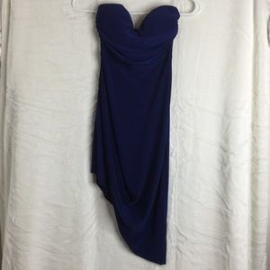 Charlotte Russe Dark Blue Strapless Dress - NWT